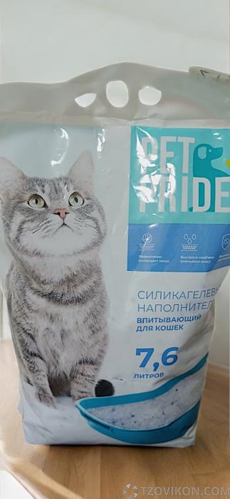 Наполнитель силикагелевый PET PRIDE для кошачьего туалета впитывающий
- отзывы