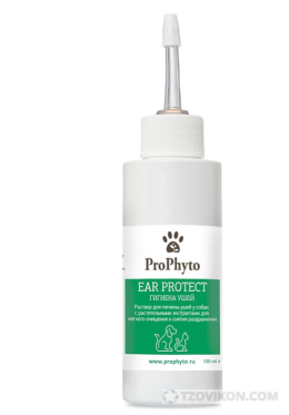 Раствор ProPhyto EAR PROTECT для чистки ушей собак и кошек с противовоспалительными свойствами
- отзывы