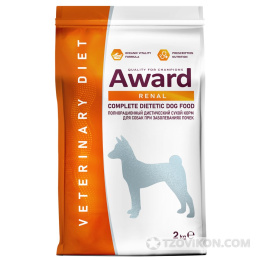 
                            Диетический корм AWARD VETERINARY DIET RENAL для взрослых собак при заболеваниях почек
                         - отзывы